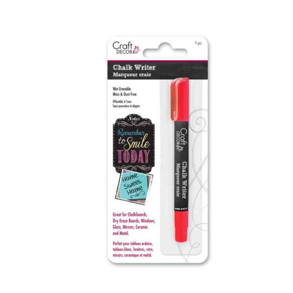 Chalk Writer Blister-Carded Red - Picture 2 of 4